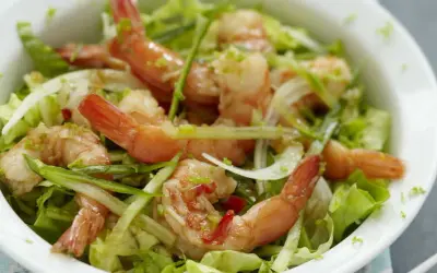 La salade de crevettes facile et rapide : le secret d'un chef !