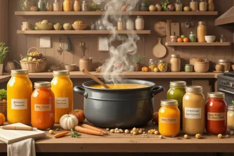 Stériliser sa soupe : le secret d'une conservation parfaite en verre