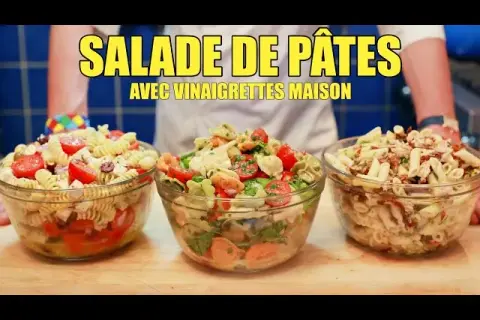 Vinaigrettes exquises pour salade de pâtes : le secret des chefs