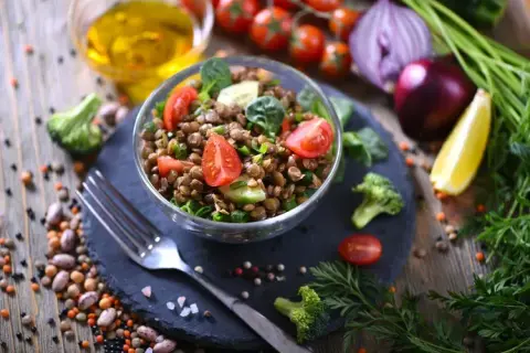 Salade de lentilles libanaise : Le secret d'une recette fraîche et saine