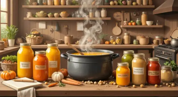 Stériliser sa soupe : le secret d'une conservation parfaite en verre