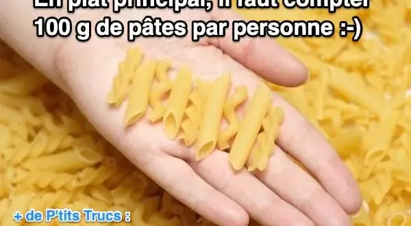 Doser les pâtes : 100g par personne ? Nos astuces sans balance