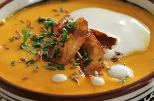 Velouté lentilles corail sans carottes: 20 min, saveurs inédites !