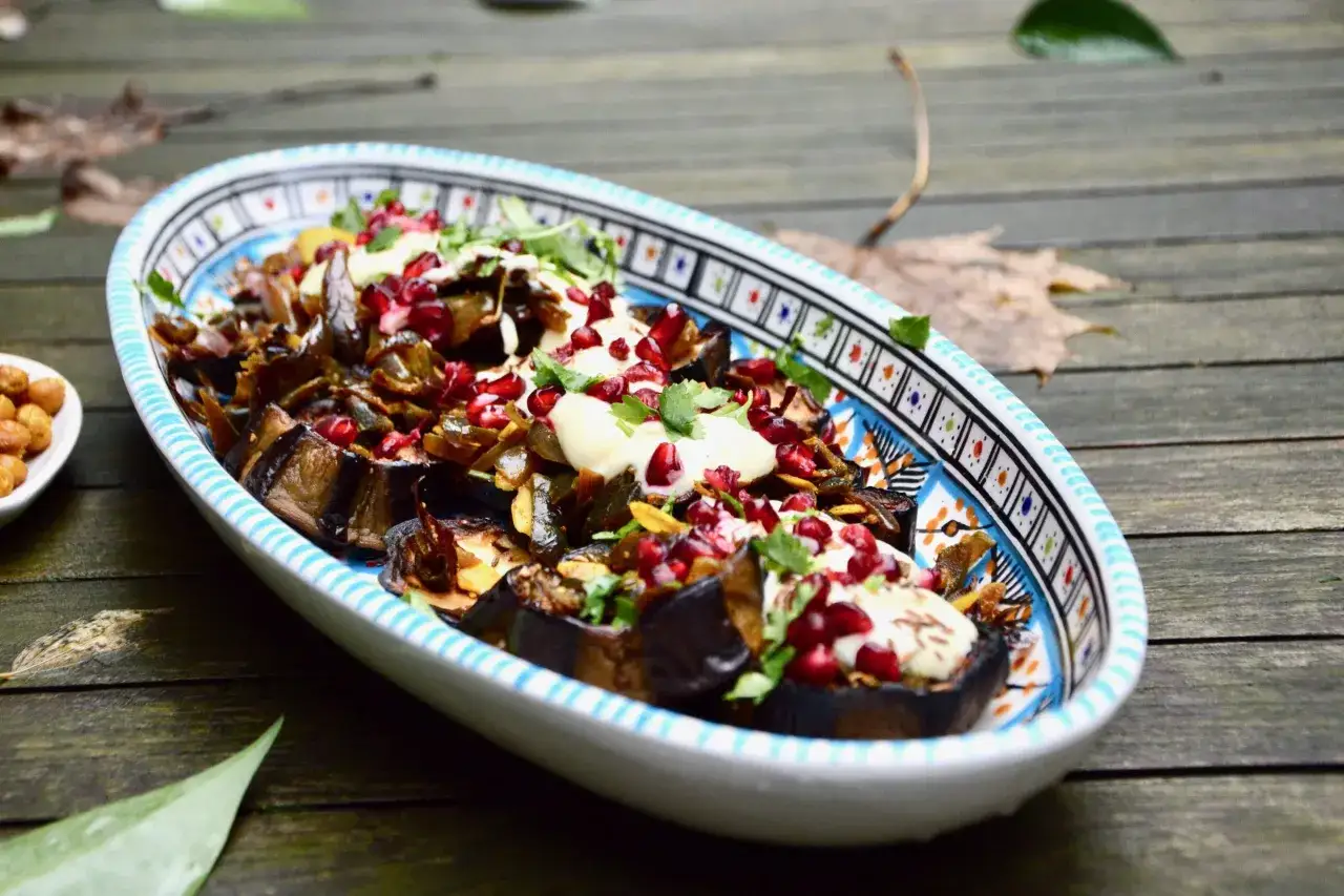 Zdjęcie Aubergine grillée : la salade parfaite, fondante et sans amertume