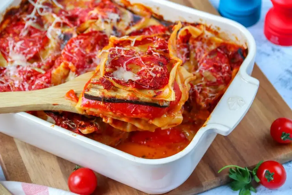 Zdjęcie Lasagnes méditerranéennes : le secret d'un déjeuner ensoleillé