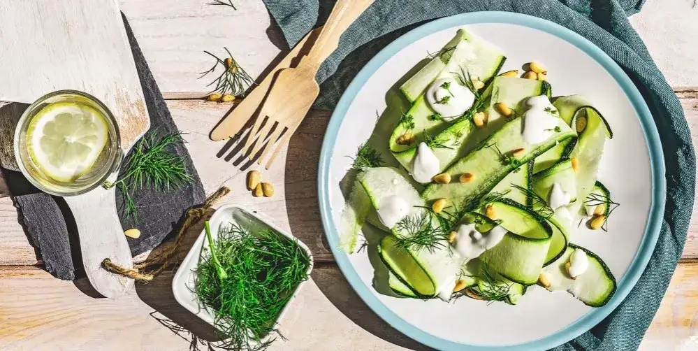 Zdjęcie Salade de courgettes : les secrets frais et gourmands pour l'été